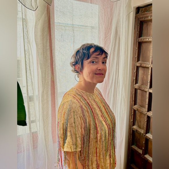 NastyGal Beaded Tassel Dress - Picture 3 of 3